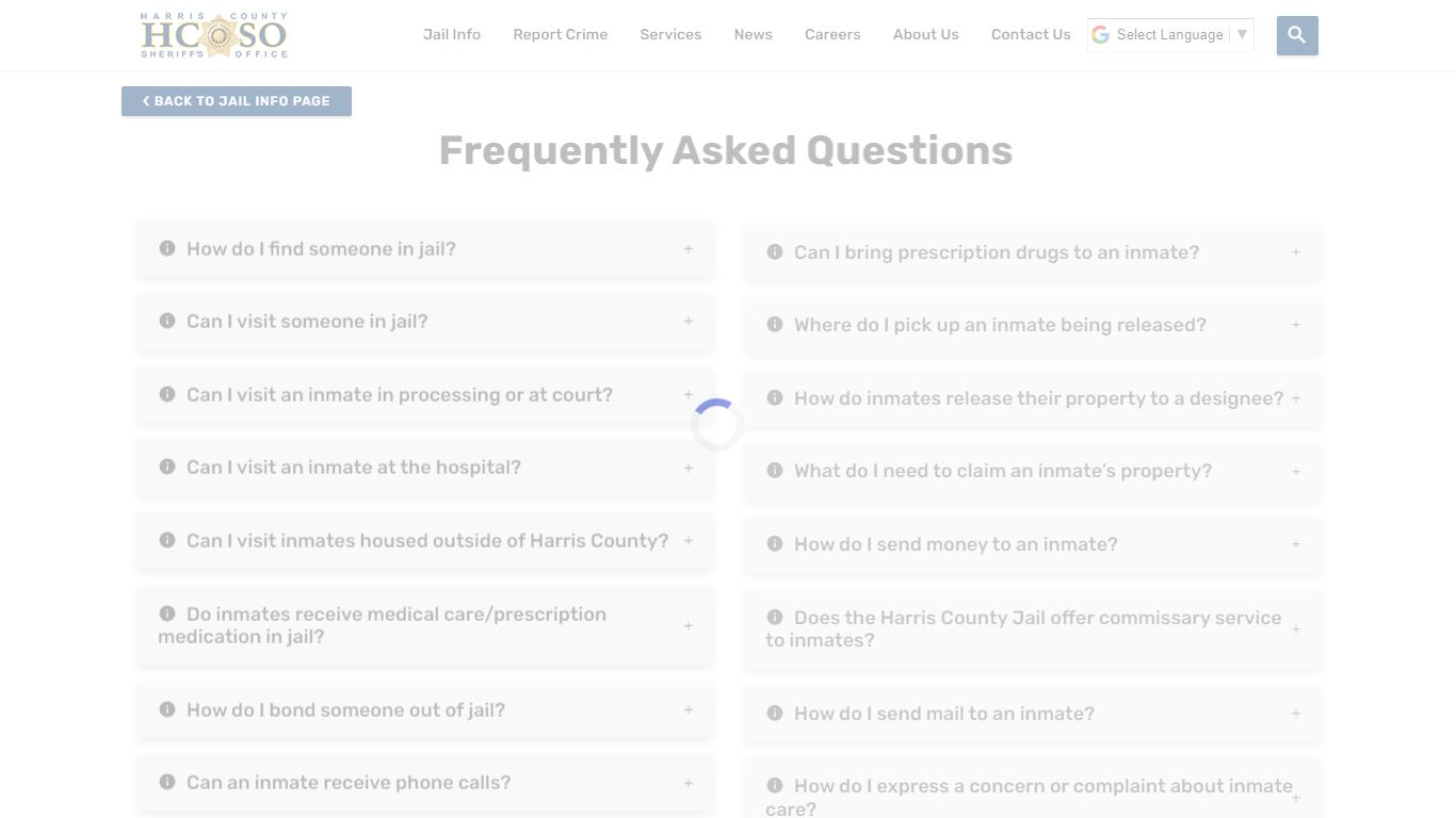 Frequently Asked Questions - Harris County Sheriff's Office